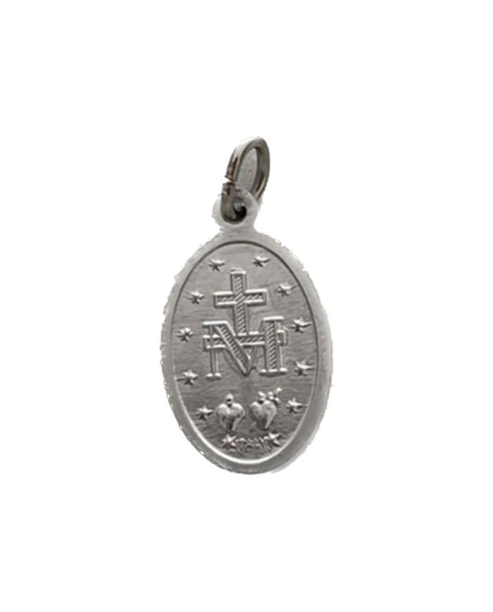 Médaille miraculeuse couleur argent 2cm