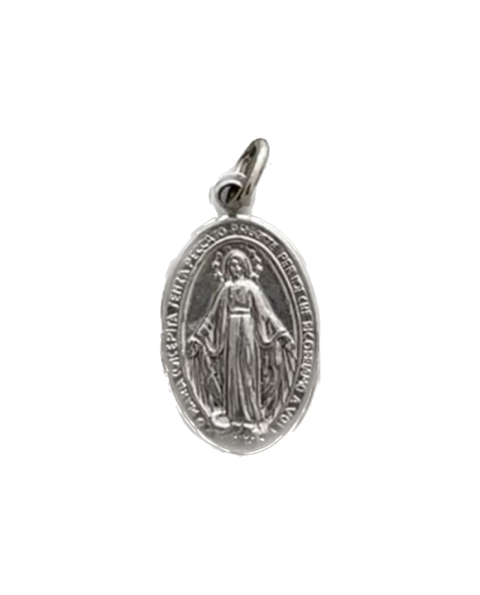 Médaille miraculeuse couleur argent 2cm