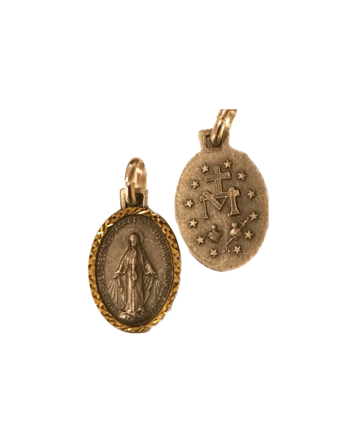 Médaille miraculeuse argentée 2cm