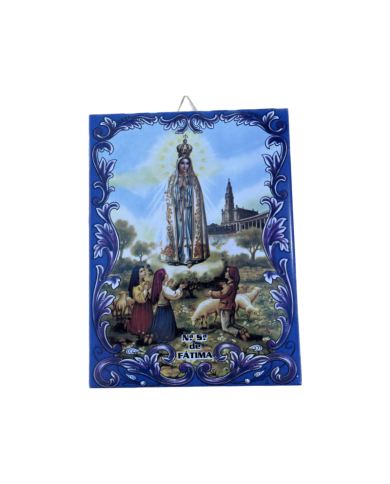 Carrelage de N-D de Fatima en couleur