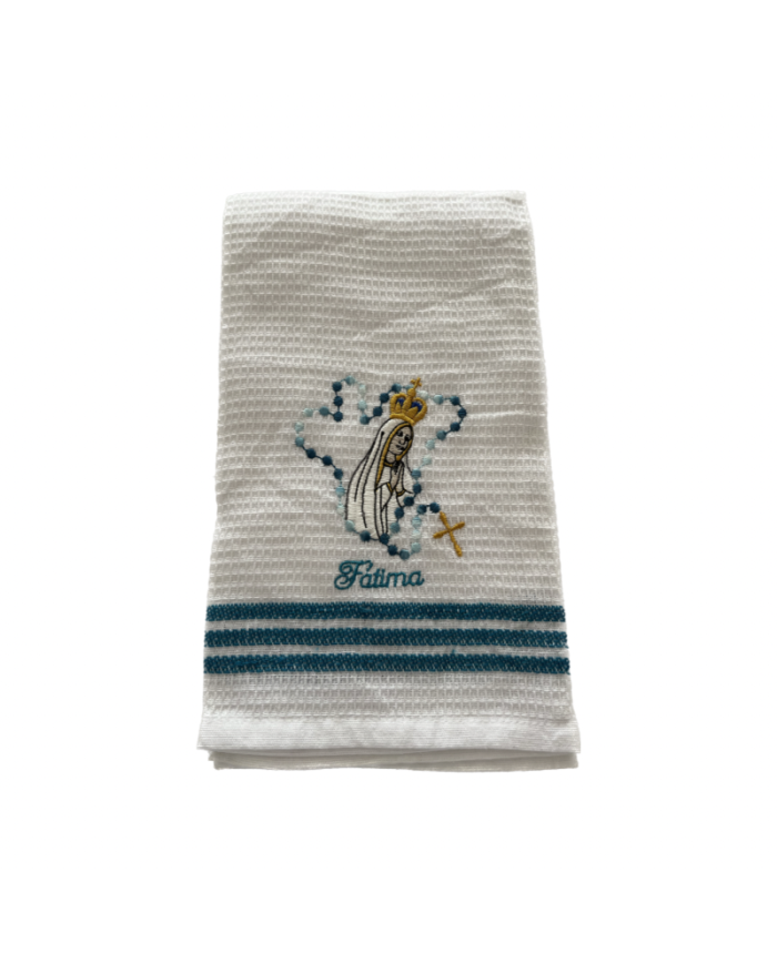 Serviettes chapelet de Fatima