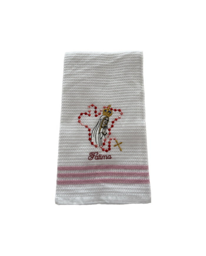 Serviettes chapelet de Fatima