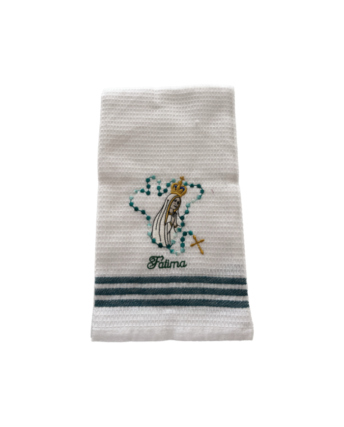 Serviettes chapelet de Fatima