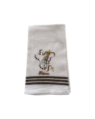 Serviettes chapelet de Fatima