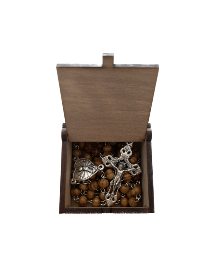 Chapelet de Fatima en bois