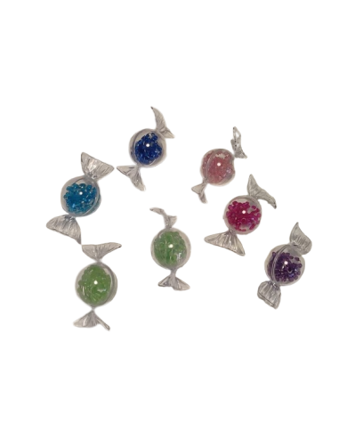 Terço plástico para crianças com caixa bombom