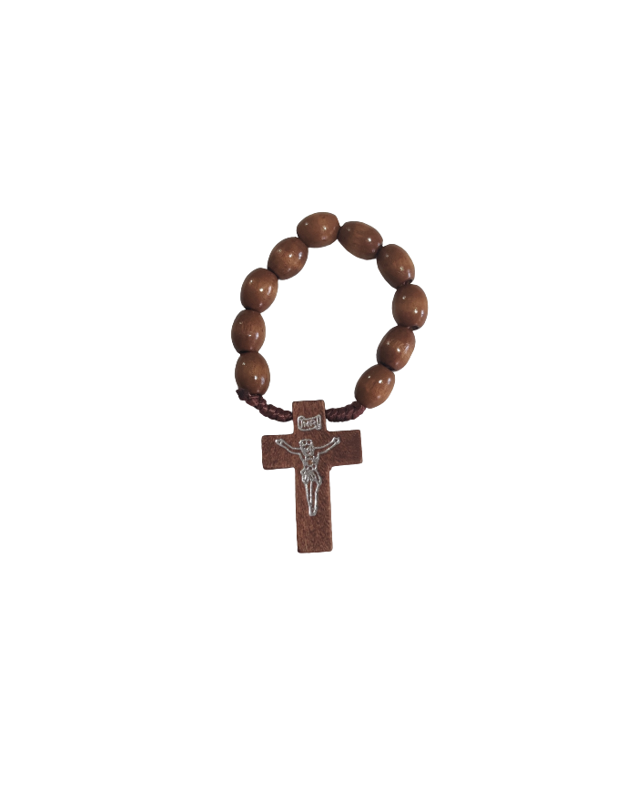 Diez madera con cuerda Fátima