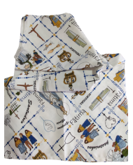 Toalha mesa quadrada Fátima Santuário